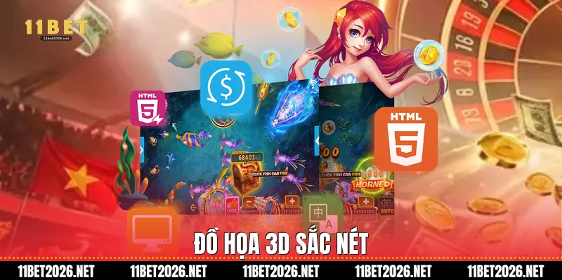 Đồ họa 3D sắc nét